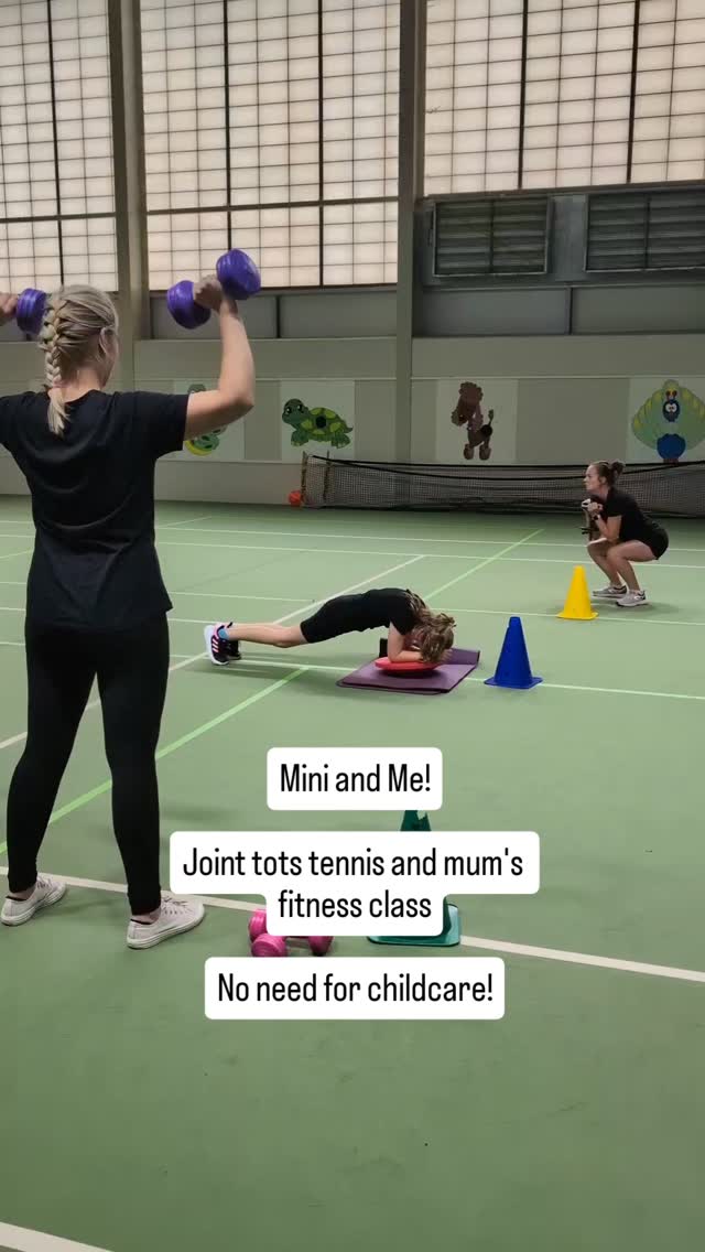 Mini and Me - new time - Mondays @ 9:30am

Struggling to find time to exercise with little ones in tow? We’ve got you.

Our Mini & Me class is designed for mums (or carers) AND toddlers:
💪🏼 Fun, fitness-based circuits for mums mixed with some cardio tennis (no previous experience required!)
🎾 Tots’ tennis games for the little ones
🤸 A mix of cardio, laughter, and movement - no childcare stress

Bring your toddler along, get moving together, and show them how fun being active can be!

You can also bring your baby in a sling, pram, or on a blanket on the floor!

📅 Mondays @ 9:30am
📍 South Devon Tennis Centre
💷 £8 per session

Book your spot today or message for more info: https://clubspark.lta.org.uk/SouthDevonTennisCentre/Coaching/Summary/5373f5c3-d3da-4470-81ad-bc86b51f3a0e

#ivybridge #southdevon #southhams #mumsfitness #totstennis